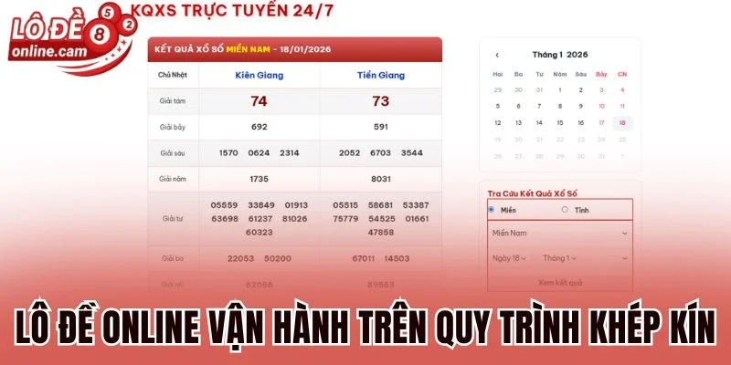 Lô đề online vận hành trên quy trình công nghệ khép kín
