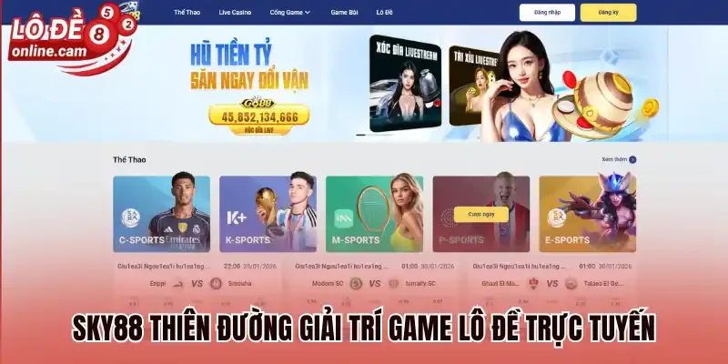 Sky88 thiên đường giải trí game lô đề trực tuyến